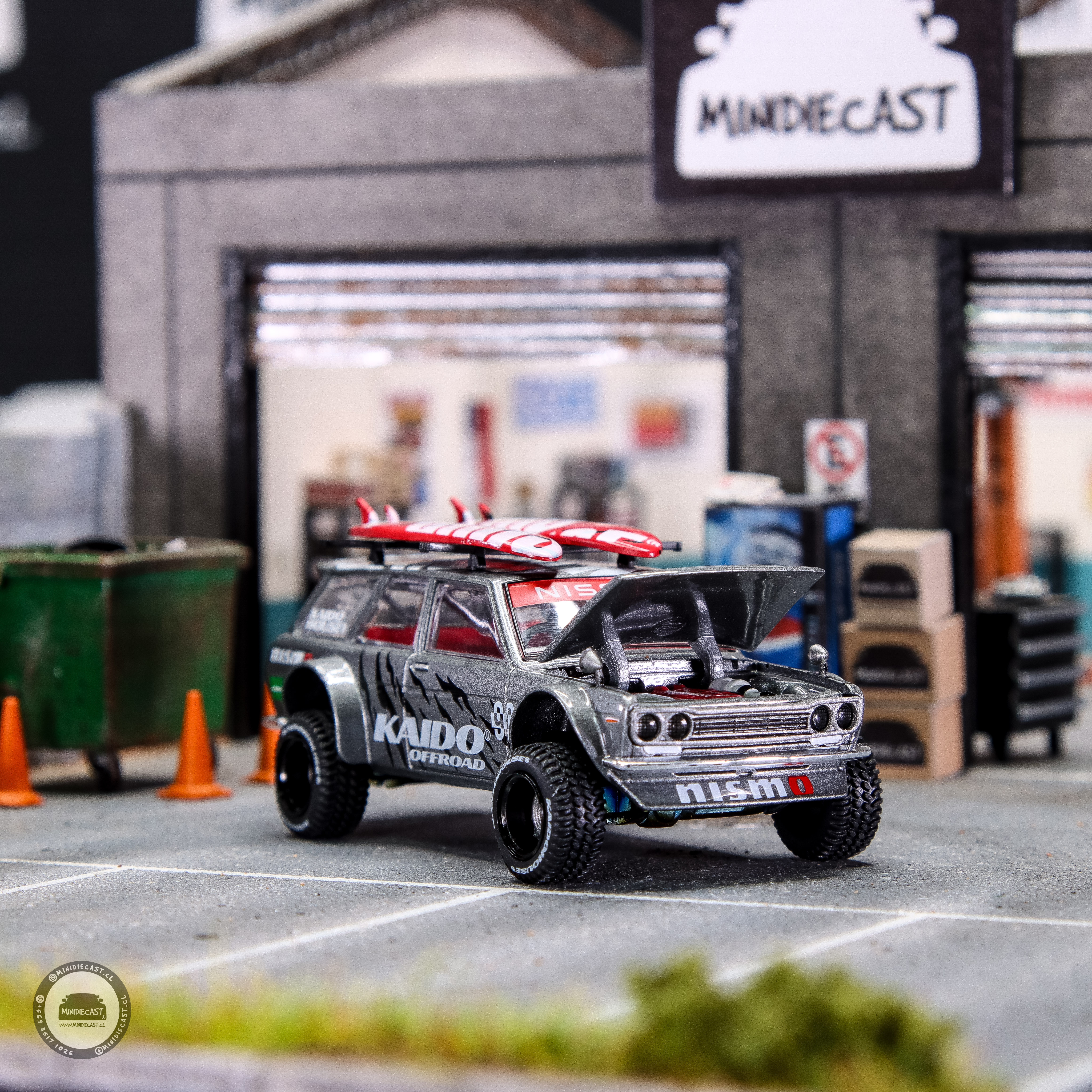 Kaido House x Mini GT 1:64 Datsun KAIDO 510 Wagon 4×4 Kaido