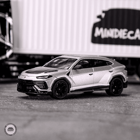 Mini GT 1:64 Lamborghini Urus Performante – Grigio Nimbus – MiJo Exclusives.