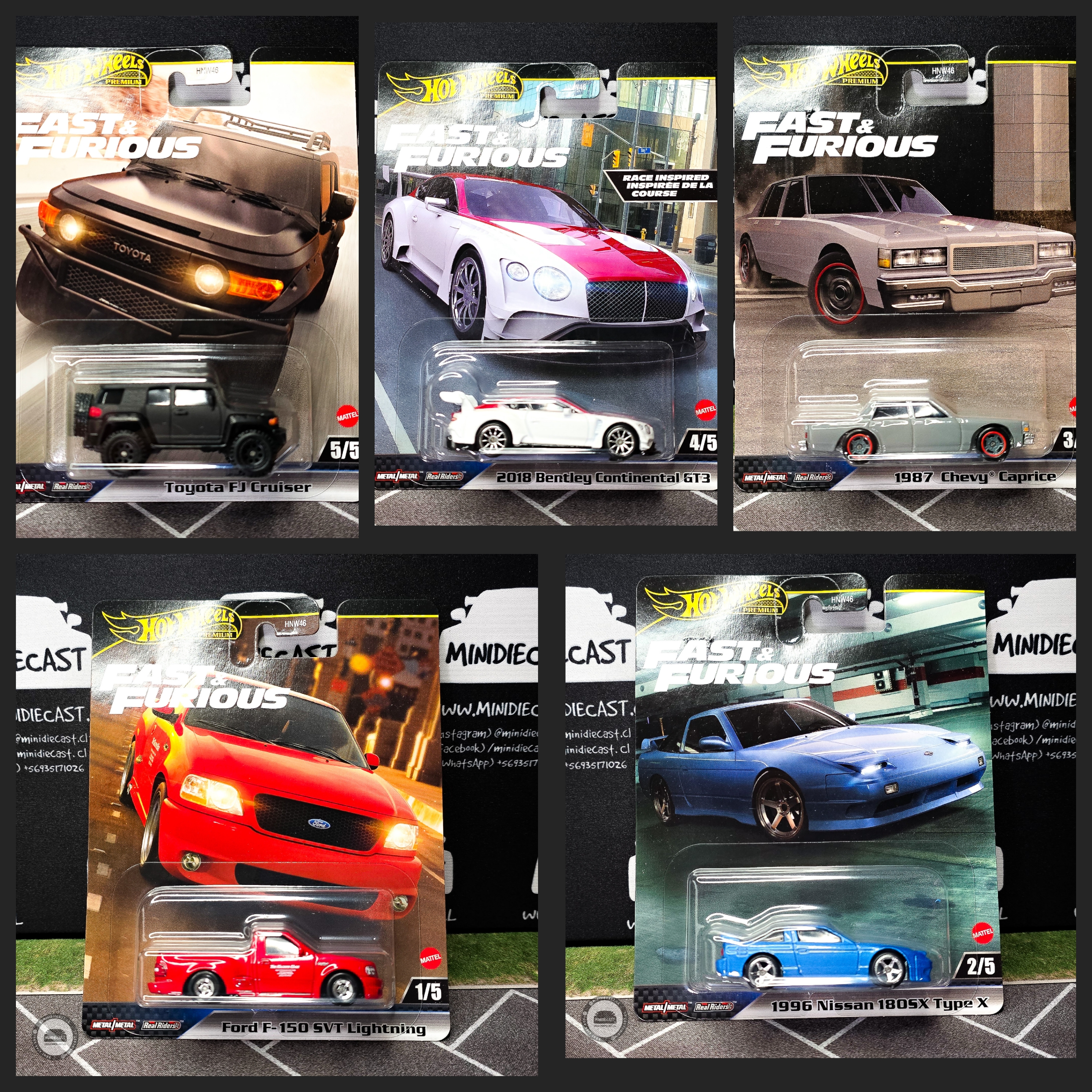 Hot Wheels 1:64 Fast & Furious Premium 2024 H Assortment