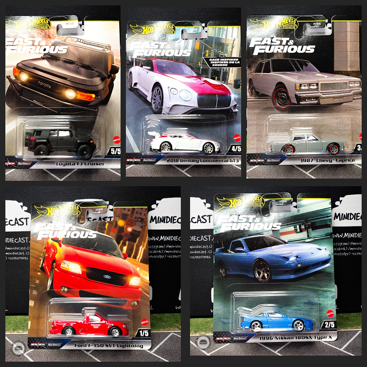 Hot Wheels 1:64 Fast & Furious Premium 2024 H Assortment