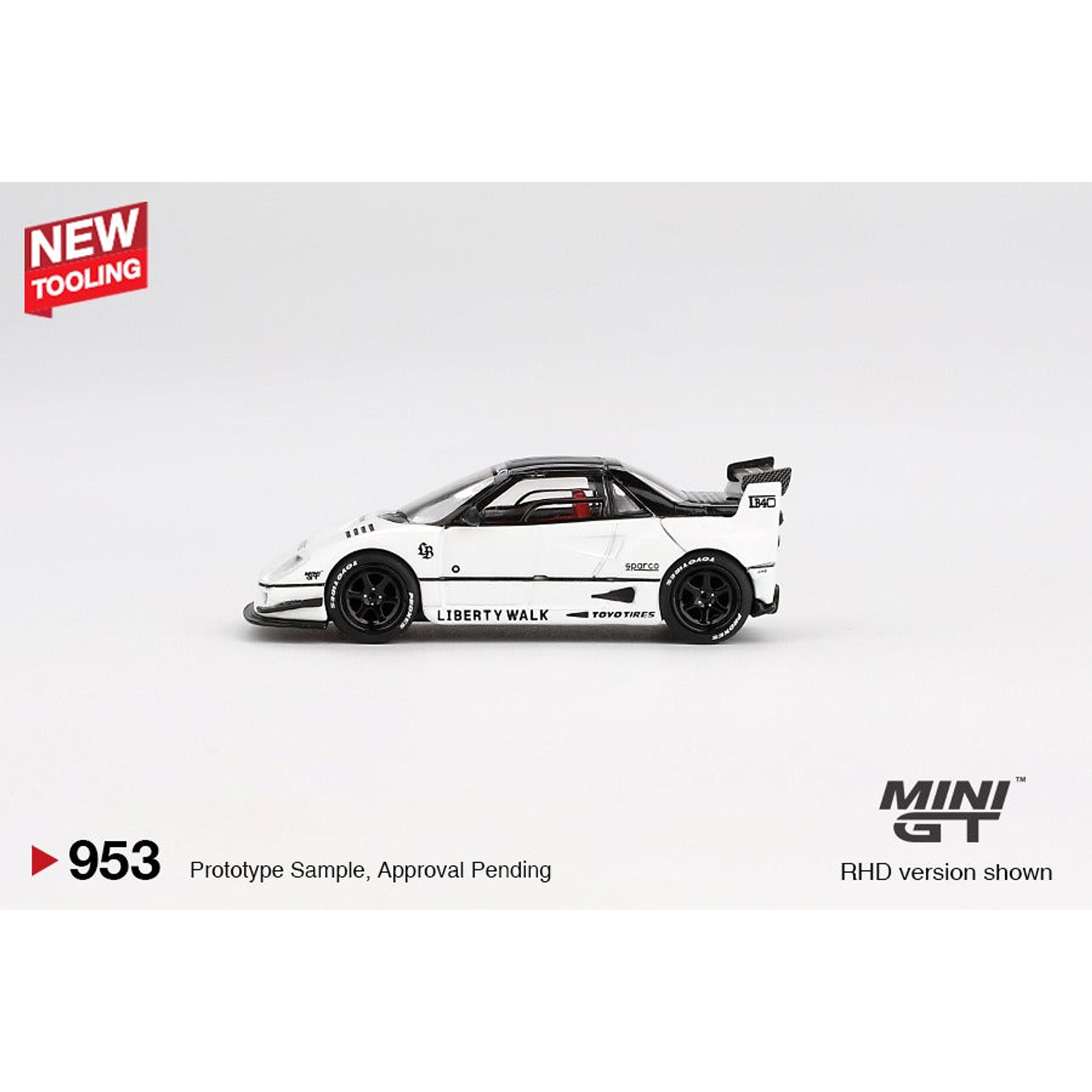 (PREVENTA) Mini GT 1:64 Mazda AZ-1 Liberty Walk LB40 – White – 2024 Tokyo Auto Salon