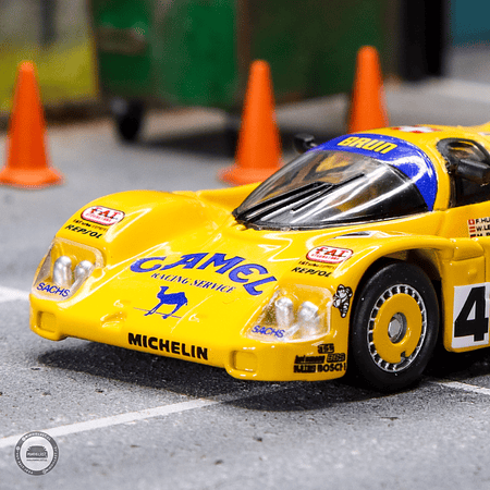 Sparky 1:64 Porsche - 962C Team Camel Brun Motorsport #4 24h Le Mans 1988 F.Hunkeler - W.Lechner - M.Reuter  (Tiny Exclusive).