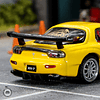 Pop Race 1:64 Mazda RX-7 (FD3S) RE-AMEMIYA Widebody Yellow.