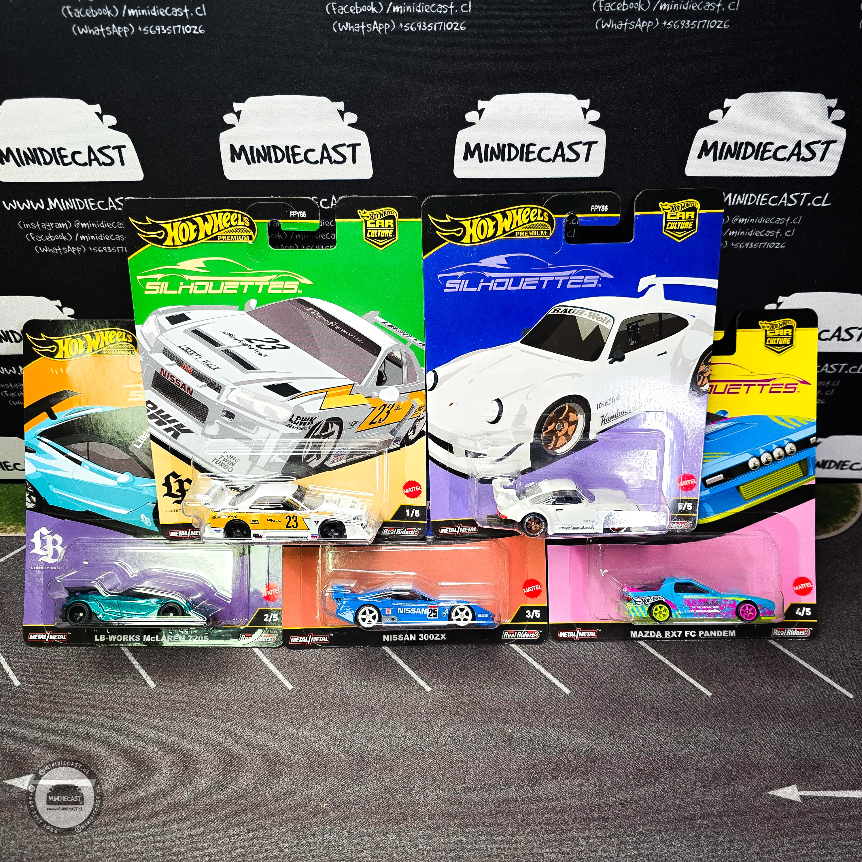 Hot Wheels 1:64 Car Culture 2025 G Case – SILHOUETTES.