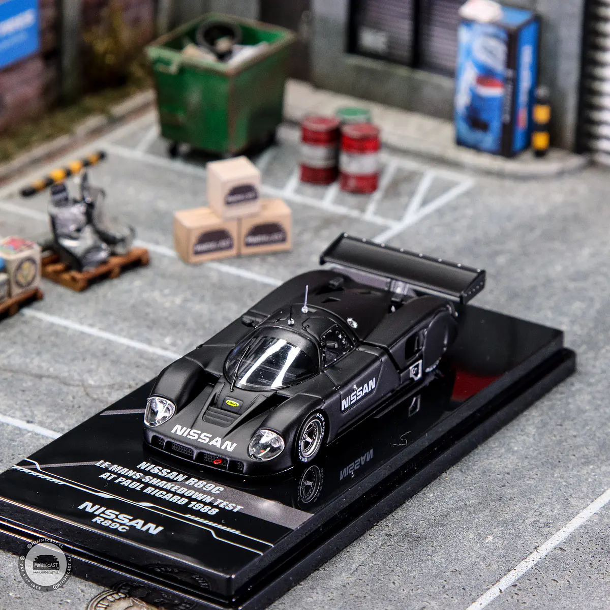 Inno64 1:64 Nissan R89C Le Mans SHAKEDOWN Test AT Paul Ricar