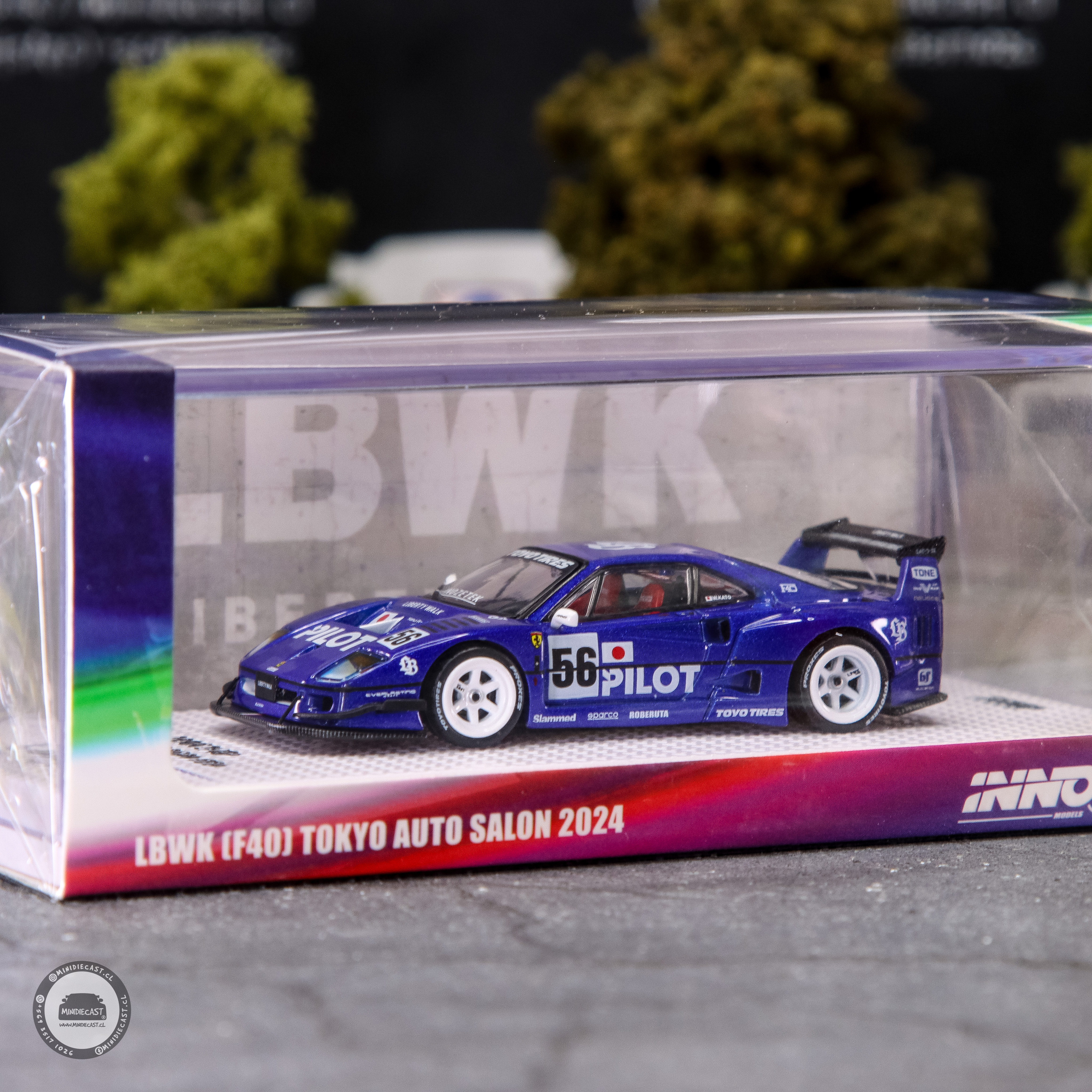 イノモデル 1/64 LB-WORKS F40 東京オートサロン 2024 Amazon | Inno