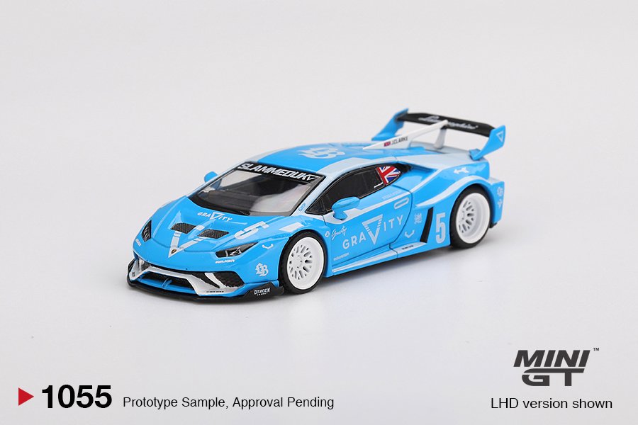Mini GT 1:64 LB☆WORKS Lamborghini Huracán GT GRAVITY – Blue