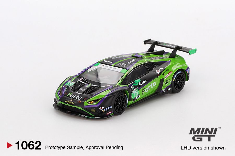 Mini GT 1:64 Lamborghini Huracán GT3 EVO2 #78 Forte Racing 2
