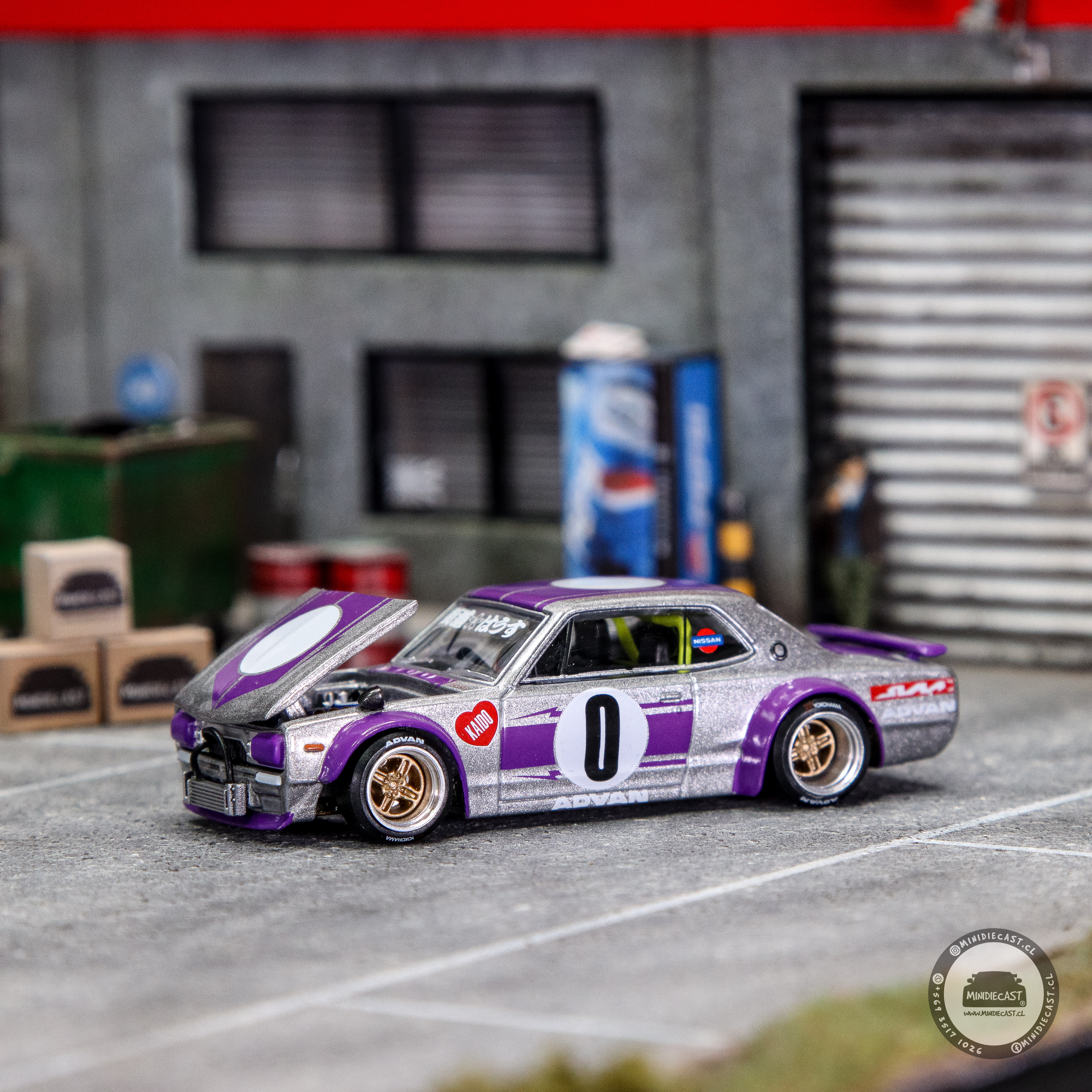 Kaido House x Mini GT 1:64 Nissan Skyline GT-R (KPGC10) Kaid