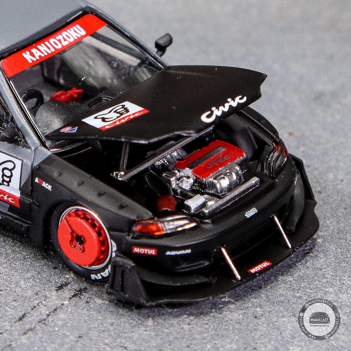 Pop Race 1:64 Pandem Civic EG6 KANJOZOKU