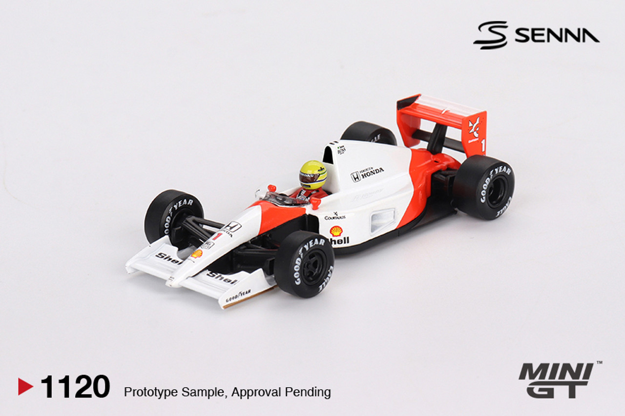 Mini GT 1:64 1991 Formula 1 McLaren MP4/6 #1 Ayrton Senna 19