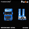 Time Micro x Perks 1:64 Mercedes-Benz Actros Trasport Blue.