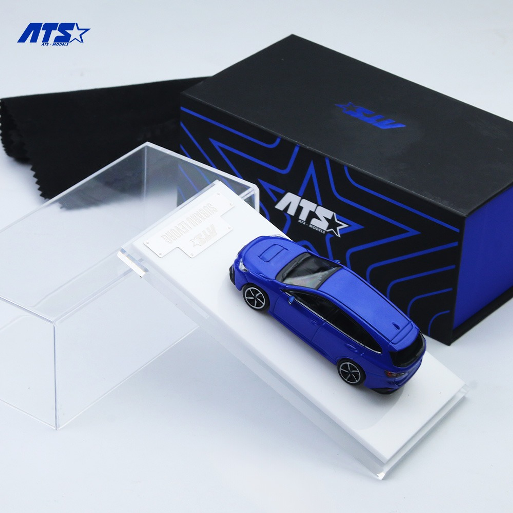 ATS 1:64 Subaru LEVORG Metallic Blue.