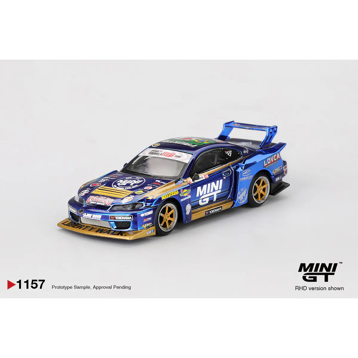 Mini GT 1:64 Nissan LB-Super Silhouette S15 SILVIA #555 Team