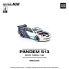 (PREVENTA) Pop Race 1:64 Nissan Pandem S13 White Purple