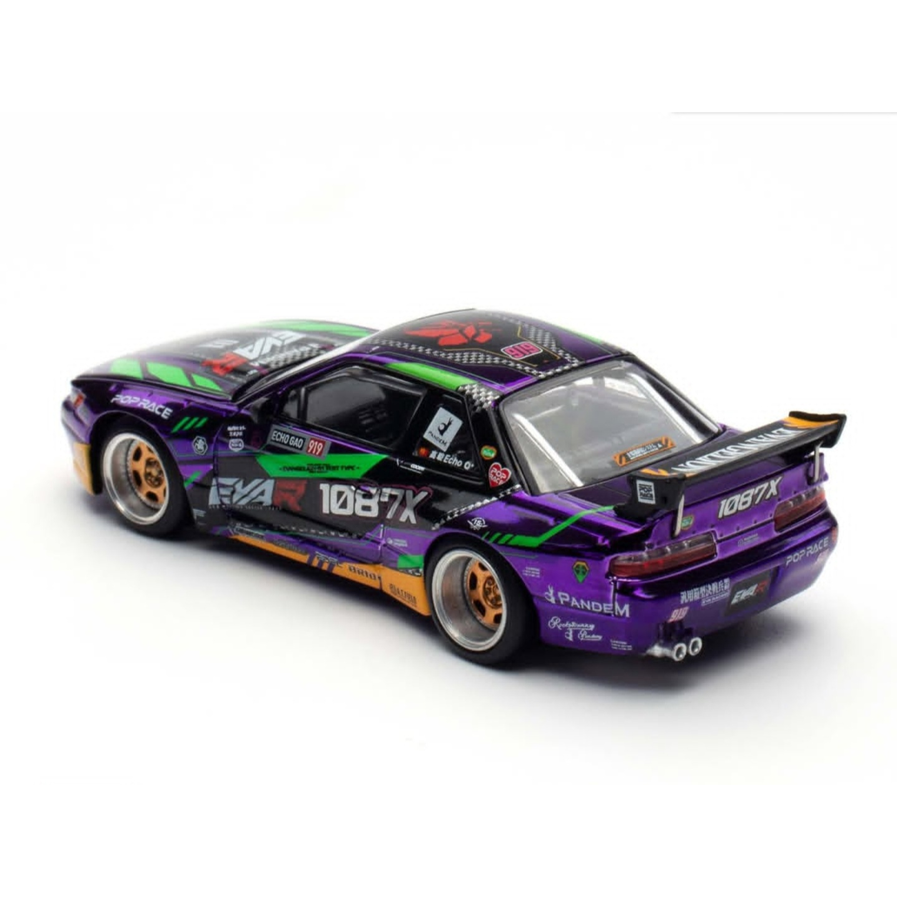 Pop Race 1:64 Nissan EVA RT Test Type-01 1087X Pandem S13 APAxpo 2025
