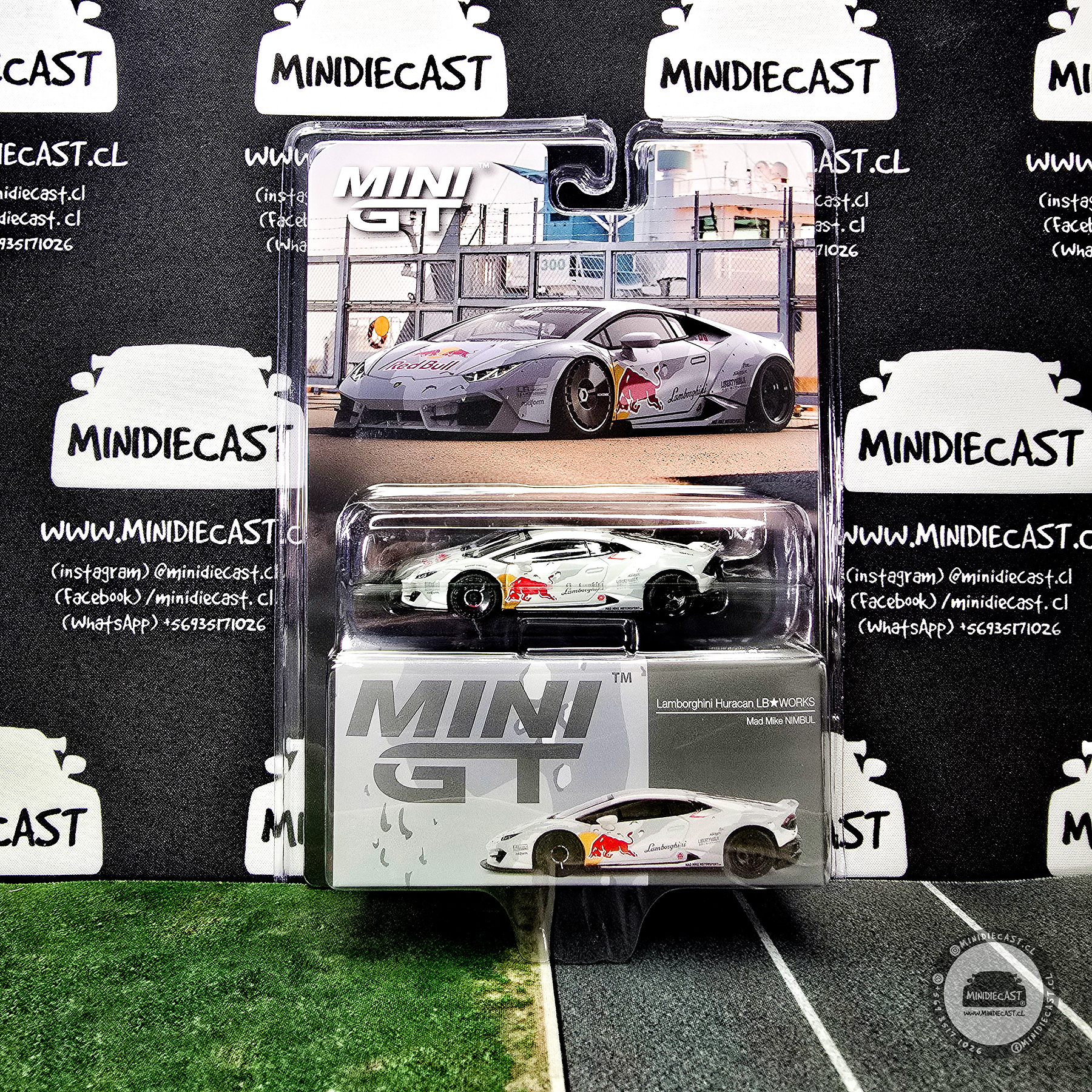 Mini GT 1:64 Lamborghini Huracan LB-WORKS ver. 2 Mad Mike NIMBUL.