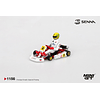 (PREVENTA) Mini GT 1:64 Senna Kart #2 Ayrton Senna da Silva 1993 Masters of Paris-Bercy 