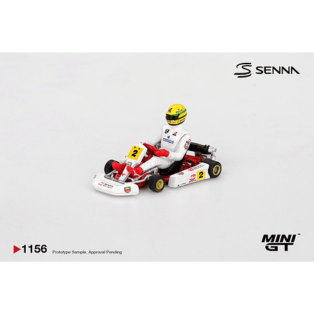(PREVENTA) Mini GT 1:64 Senna Kart #2 Ayrton Senna da Silva 1993 Masters of Paris-Bercy 