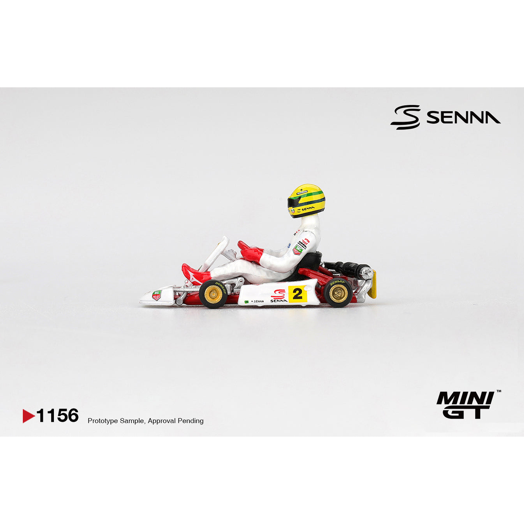 (PREVENTA) Mini GT 1:64 Senna Kart #2 Ayrton Senna da Silva 1993 Masters of Paris-Bercy 