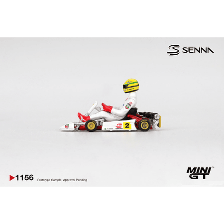 (PREVENTA) Mini GT 1:64 Senna Kart #2 Ayrton Senna da Silva 1993 Masters of Paris-Bercy 