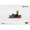 (PREVENTA) Mini GT 1:64 Senna Kart Formula K #9 Ayrton Senna da Silva 1981 Karting World Championship