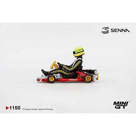 (PREVENTA) Mini GT 1:64 Senna Kart Formula K #9 Ayrton Senna da Silva 1981 Karting World Championship