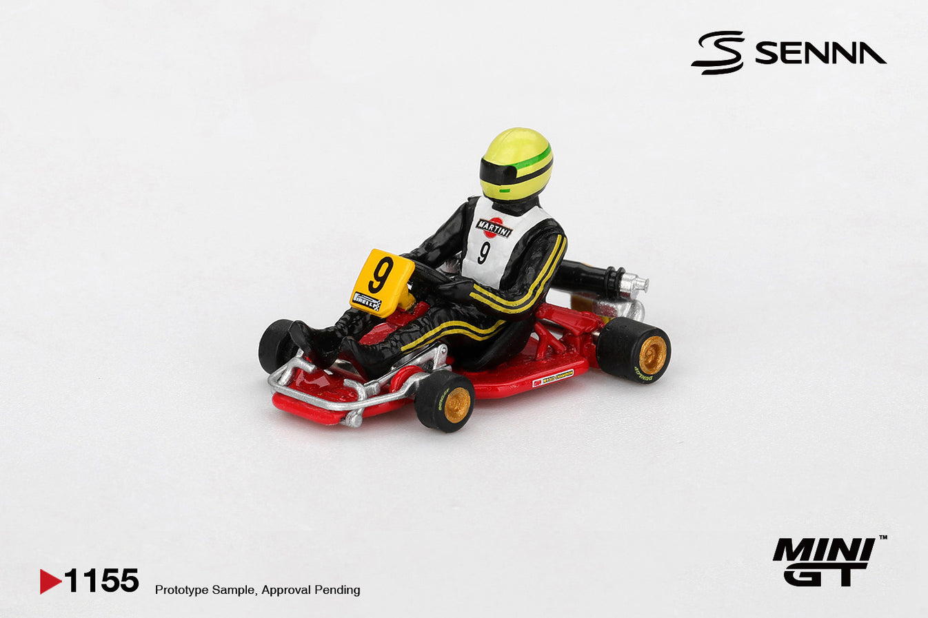 Mini GT 1:64 Senna Kart Formula K #9 Ayrton Senna da Silva 1