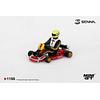 (PREVENTA) Mini GT 1:64 Senna Kart Formula K #9 Ayrton Senna da Silva 1981 Karting World Championship