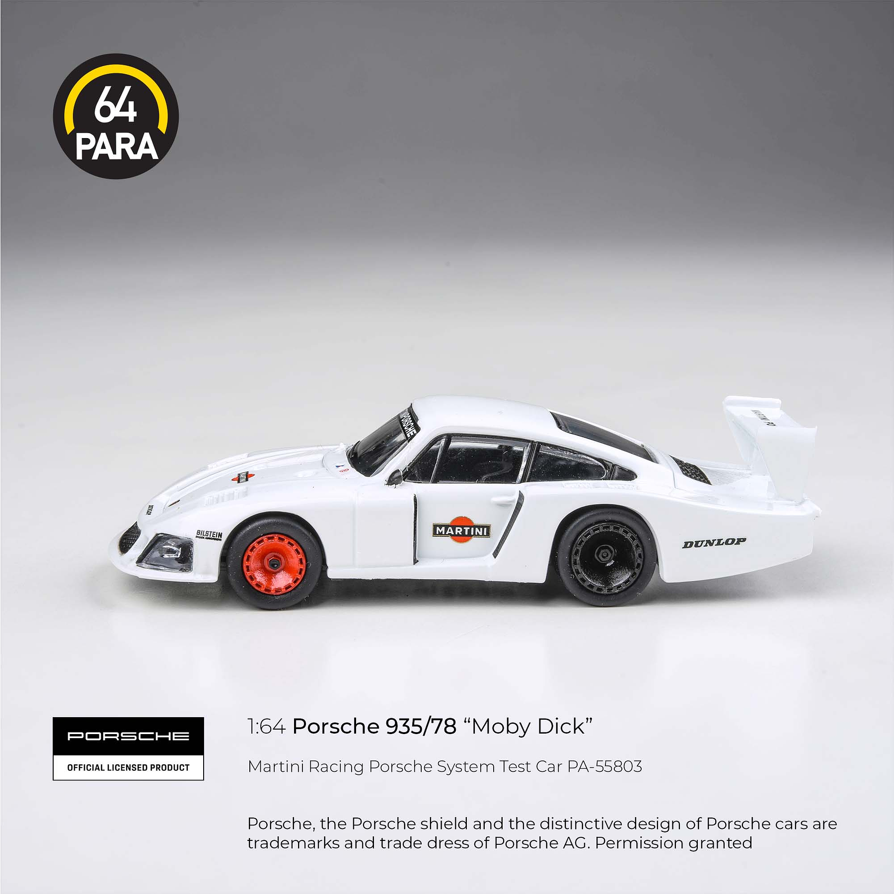 (PREVENTA) PARA64 1:64 Porsche 935/78 Martini Racing Porsche System