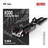 (PREVENTA) Cool Car 1:64 H300 flatbed transport trailer - Zibo 77 model with Bones