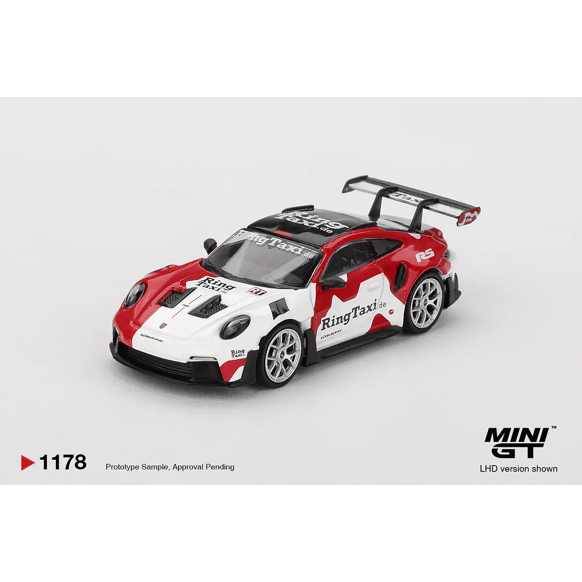 2台セット　MINI GT　PORSCHE 911 GT3 R　#27　#28 MINI GT Porsche 911 GT3 R #27 HubAuto Racing 2023 FIA GT World Cup