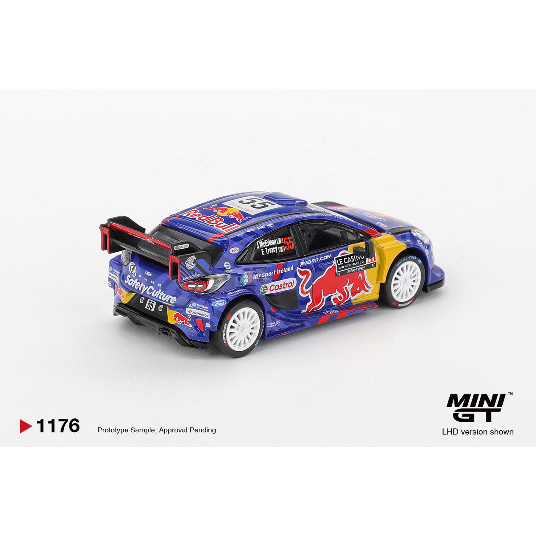 (PREVENTA) Mini GT 1:64 Ford Puma Rally1 #55 M-Sport Ford WRT 2025 Rally Monte-Carlo