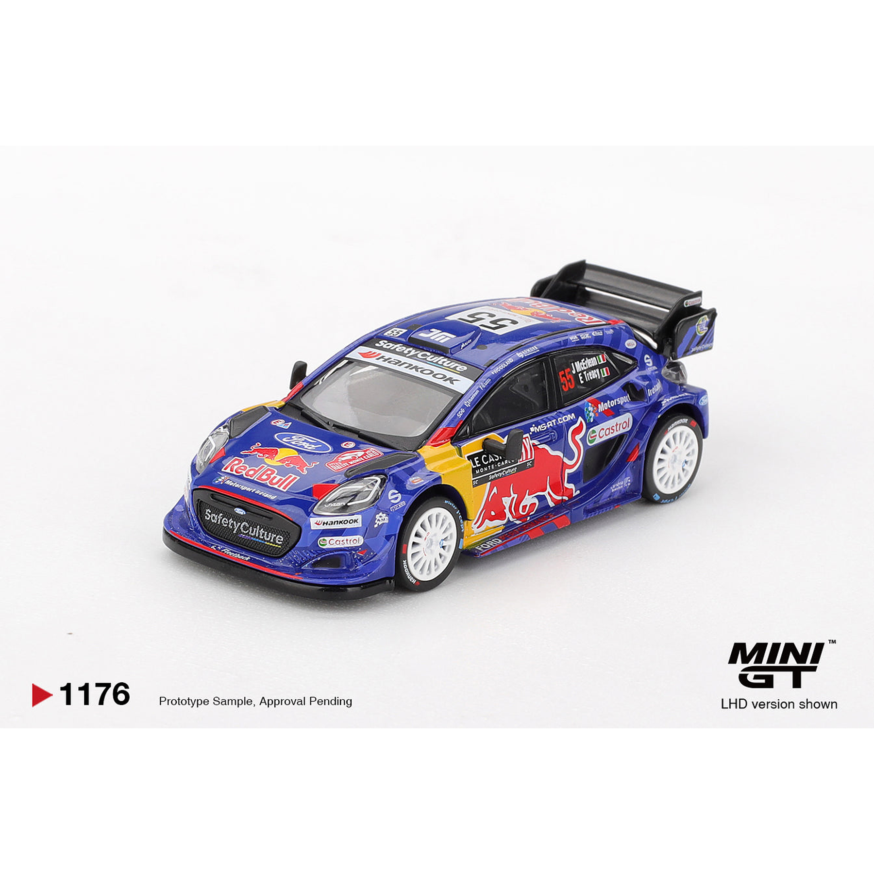 (PREVENTA) Mini GT 1:64 Ford Puma Rally1 #55 M-Sport Ford WRT 2025 Rally Monte-Carlo