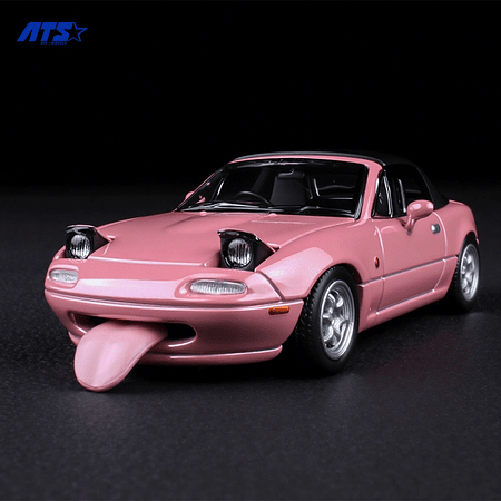 ATS 1:64 Mazda MX-5 Pink with Accessories.