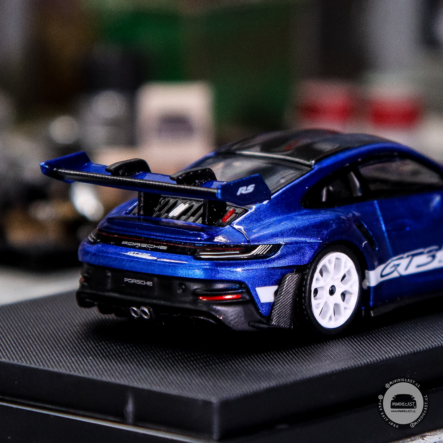 Time Micro1:64 - Porsche 992 GT3 RS San Marino Blue.