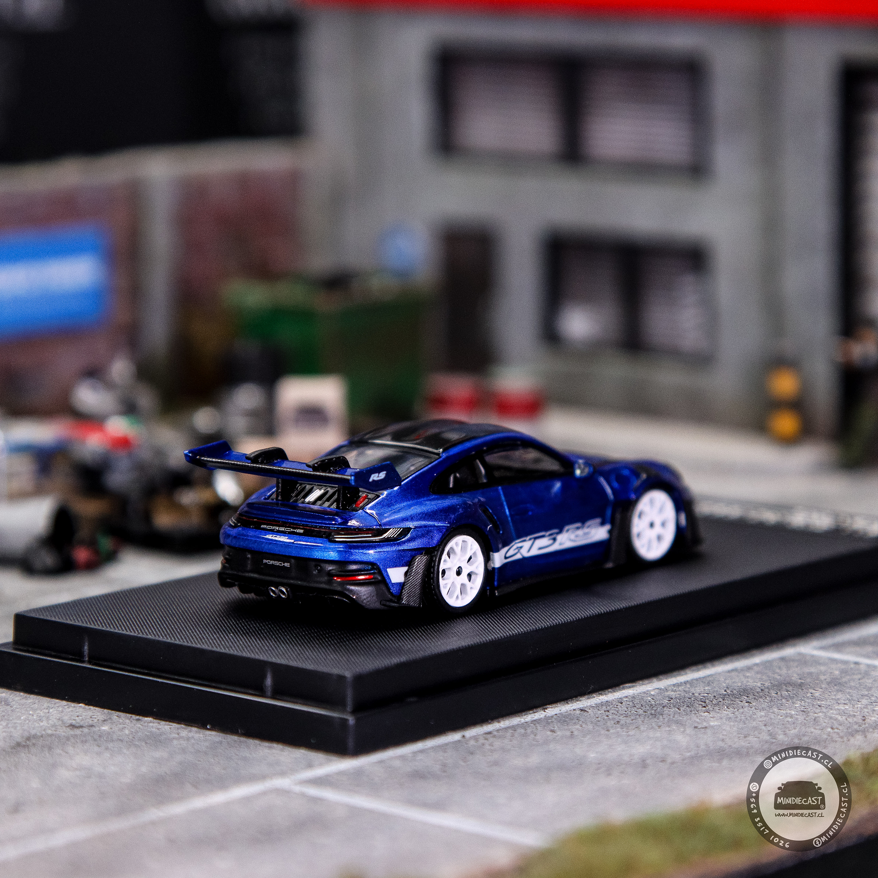 Time Micro1:64 - Porsche 992 GT3 RS San Marino Blue.