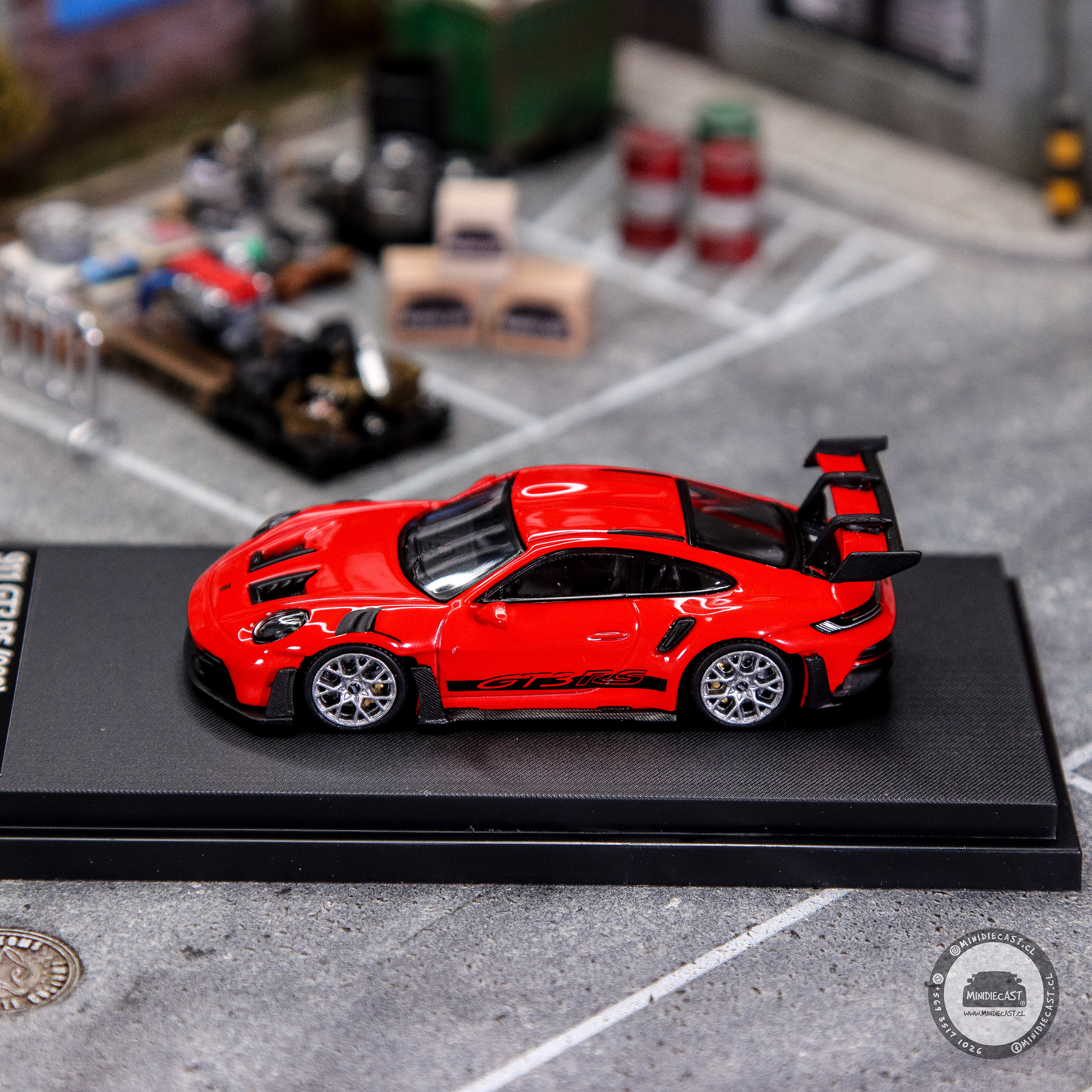 Time Micro 1:64 992 GT3 RS Red.