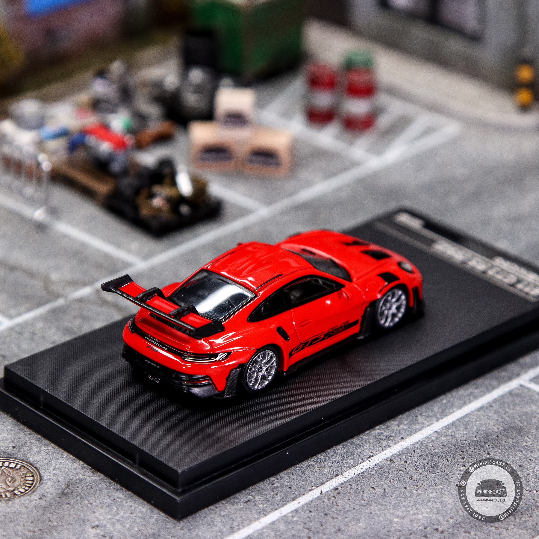 Time Micro 1:64 992 GT3 RS Red.