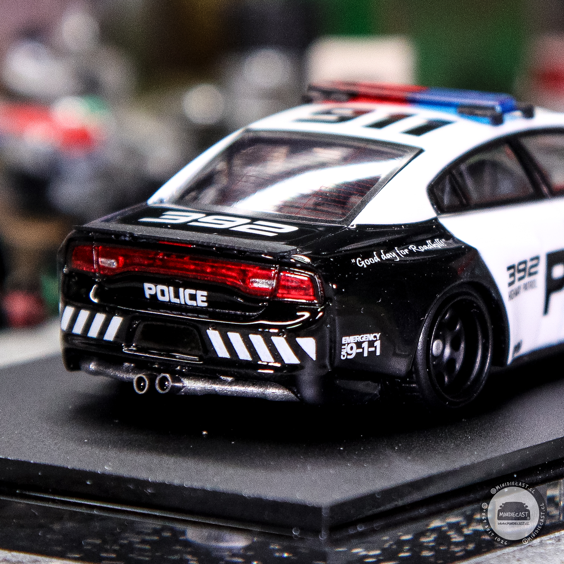 Time Micro 1:64 Dodge Charger LSPD Police Car.