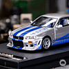 Time Micro 1:64 Skyline GTR R34 Silver blue.