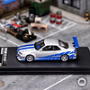 Time Micro 1:64 Skyline GTR R34 Silver blue.