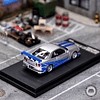 Time Micro 1:64 Skyline GTR R34 Silver blue.