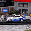 Time Micro 1:64 Skyline GTR R34 Silver blue.