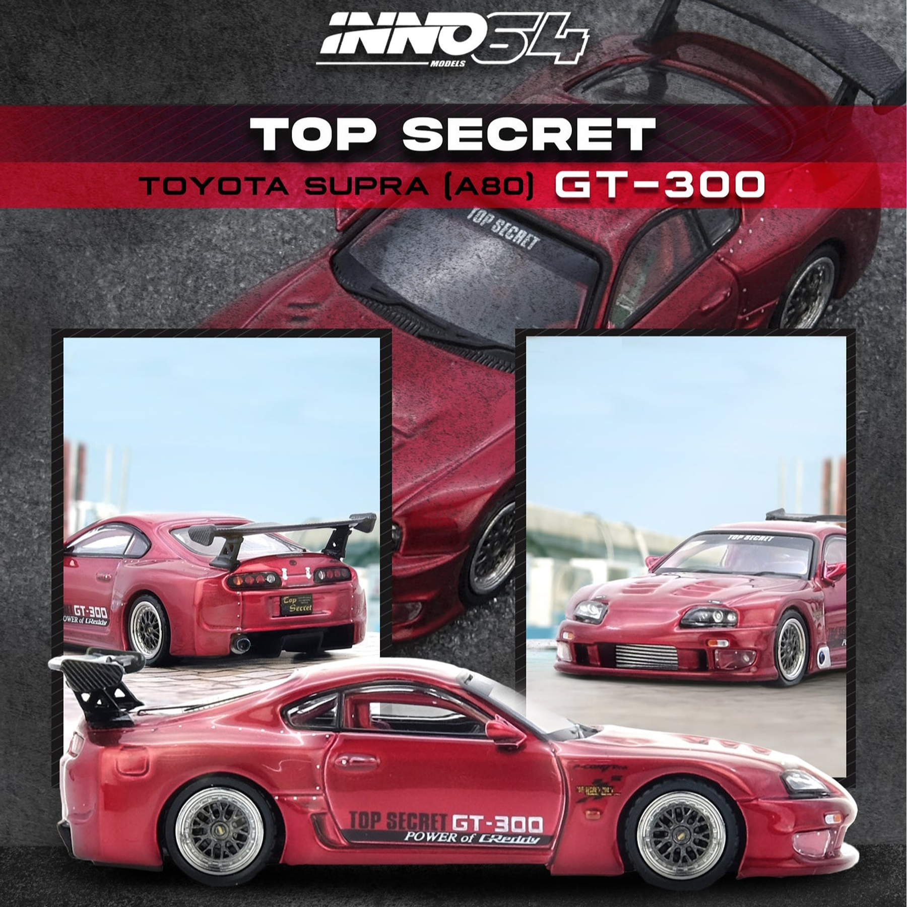 Inno64 1:64 Toyota Supra (A80) 