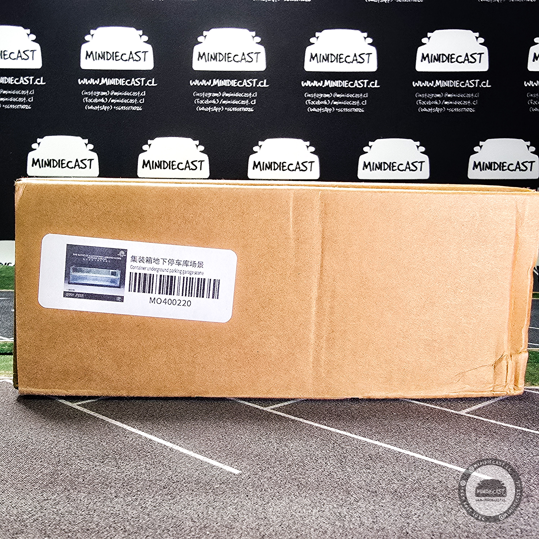 MoreArt Container Underground Parking Garage Simulation Model.