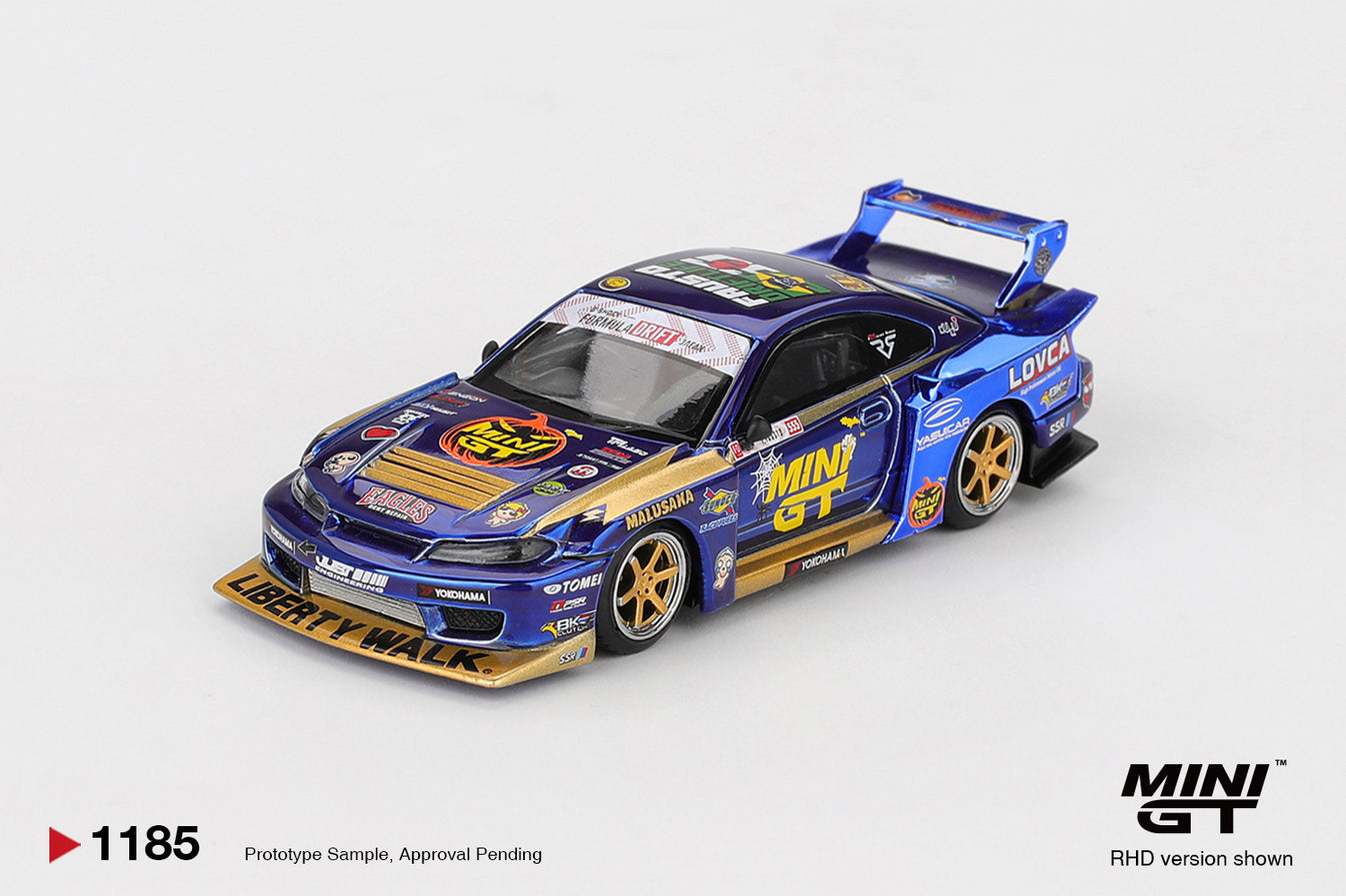 Mini GT 1:64 Nissan LB-Super Silhouette S15 SILVIA #555 Team