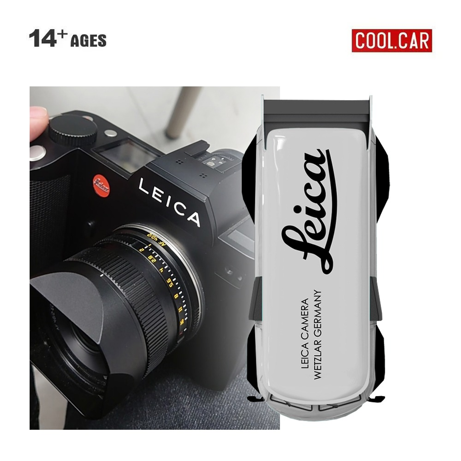 (PREVENTA) Cool Car 1:64 Volkswagen T1 Leica Painted Simulation Alloy Car Model