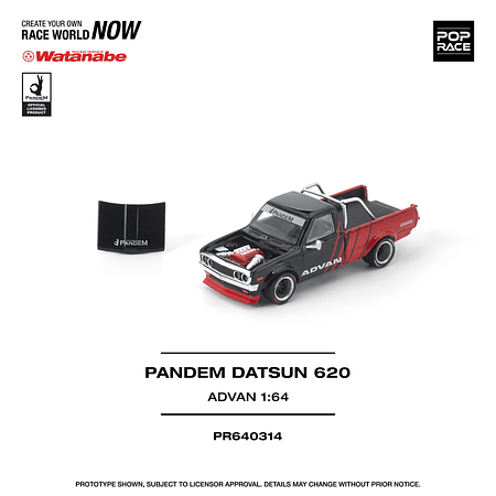 (PREVENTA) Pop Race 1:64 Pandem Datsun 620 Advan