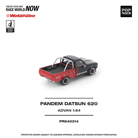 (PREVENTA) Pop Race 1:64 Pandem Datsun 620 Advan